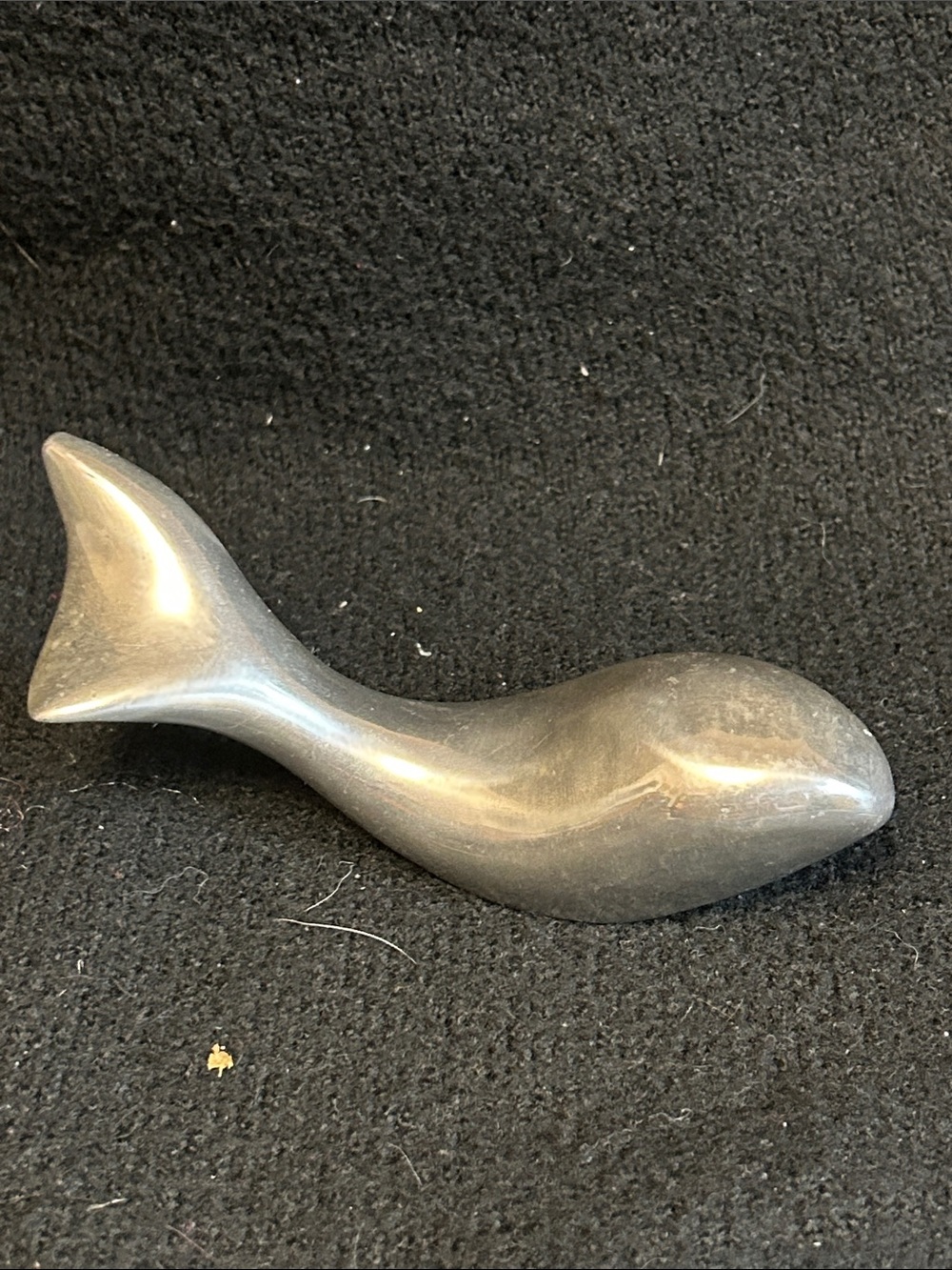 Vintage Sleek Aluminum Whale Sculpture - Hoselton Canada